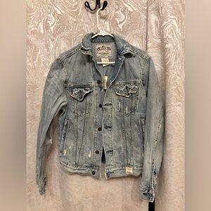 Abercrombie & Fitch Vintage 90s Jean Jacket | Size S | NWT | Distressed Charm